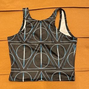 Blackmilk Deathly Hallows Reversible Crop XS